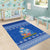 Russia Matryoshka Spirit Area Rug with Folk Pattern and Double-Headed Eagle Emblem