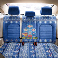 Russia Matryoshka Spirit Back Car Seat Cover with Folk Pattern and Double-Headed Eagle Emblem