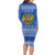 Russia Matryoshka Spirit Family Matching Long Sleeve Bodycon Dress and Hawaiian Shirt with Folk Pattern and Double-Headed Eagle Emblem