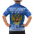 Russia Matryoshka Spirit Family Matching Mermaid Dress and Hawaiian Shirt with Folk Pattern and Double-Headed Eagle Emblem