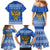 Russia Matryoshka Spirit Family Matching Mermaid Dress and Hawaiian Shirt with Folk Pattern and Double-Headed Eagle Emblem