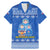 Russia Matryoshka Spirit Family Matching Mermaid Dress and Hawaiian Shirt with Folk Pattern and Double-Headed Eagle Emblem