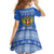Russia Matryoshka Spirit Family Matching Summer Maxi Dress and Hawaiian Shirt with Folk Pattern and Double-Headed Eagle Emblem