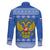 Russia Matryoshka Spirit Family Matching Summer Maxi Dress and Hawaiian Shirt with Folk Pattern and Double-Headed Eagle Emblem