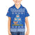 Russia Matryoshka Spirit Family Matching Summer Maxi Dress and Hawaiian Shirt with Folk Pattern and Double-Headed Eagle Emblem