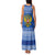 Russia Matryoshka Spirit Family Matching Tank Maxi Dress and Hawaiian Shirt with Folk Pattern and Double-Headed Eagle Emblem