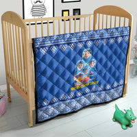 Russia Matryoshka Spirit Quilt with Folk Pattern and Double-Headed Eagle Emblem