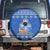 Russia Matryoshka Spirit Spare Tire Cover with Folk Pattern and Double-Headed Eagle Emblem