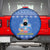 Russia Matryoshka Spirit Spare Tire Cover with Folk Pattern and Double-Headed Eagle Emblem