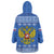 Russia Matryoshka Spirit Wearable Blanket Hoodie with Folk Pattern and Double-Headed Eagle Emblem
