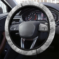 Tunisia Soccer Carthage Eagles Mascot Steering Wheel Cover Red And White Abstract Geometric Football Concept