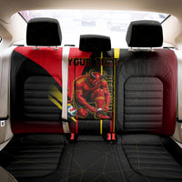Personalized Belgium Soccer Red Devils Mascot Back Car Seat Cover Royal Belgian Football Geometric Simple Style