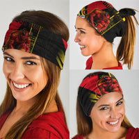 Personalized Belgium Soccer Red Devils Mascot Neck Gaiter Royal Belgian Football Geometric Simple Style