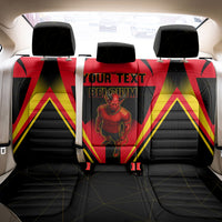 Personalized Belgium Soccer Back Car Seat Cover Belgian Football Pride Red Devils Mascot