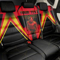 Personalized Belgium Soccer Back Car Seat Cover Belgian Football Pride Red Devils Mascot