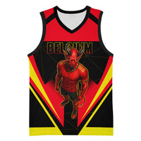 Personalized Belgium Soccer Basketball Jersey Belgian Football Pride Red Devils Mascot