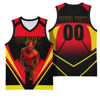Personalized Belgium Soccer Basketball Jersey Belgian Football Pride Red Devils Mascot