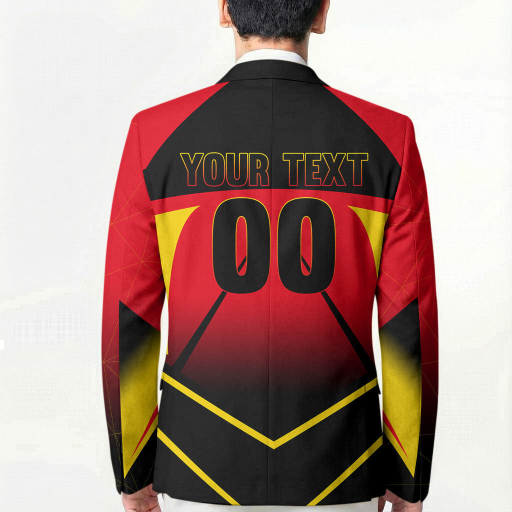 Personalized Belgium Soccer Blazer Belgian Football Pride Red Devils Mascot