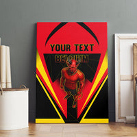 Personalized Belgium Soccer Canvas Wall Art Belgian Football Pride Red Devils Mascot