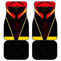 Personalized Belgium Soccer Car Mats Belgian Football Pride Red Devils Mascot
