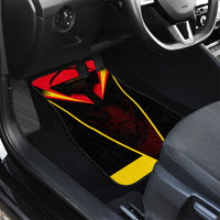 Personalized Belgium Soccer Car Mats Belgian Football Pride Red Devils Mascot