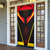 Personalized Belgium Soccer Door Cover Belgian Football Pride Red Devils Mascot