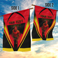 Personalized Belgium Soccer Garden Flag Belgian Football Pride Red Devils Mascot