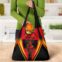 Personalized Belgium Soccer Grocery Bag Belgian Football Pride Red Devils Mascot