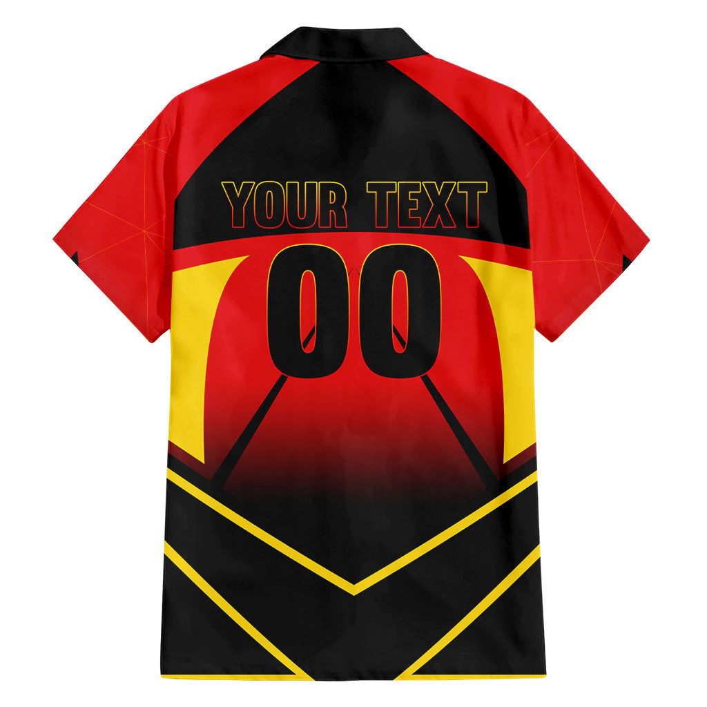 Personalized Belgium Soccer Hawaiian Shirt Belgian Football Pride Red Devils Mascot