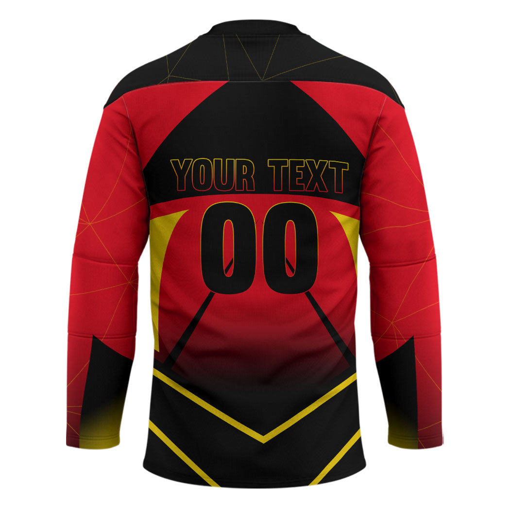 Personalized Belgium Soccer Hockey Jersey Belgian Football Pride Red Devils Mascot
