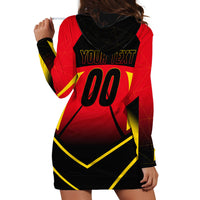 Personalized Belgium Soccer Hoodie Dress Belgian Football Pride Red Devils Mascot