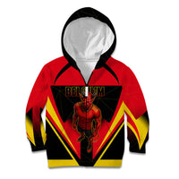 Personalized Belgium Soccer Kid Hoodie Belgian Football Pride Red Devils Mascot