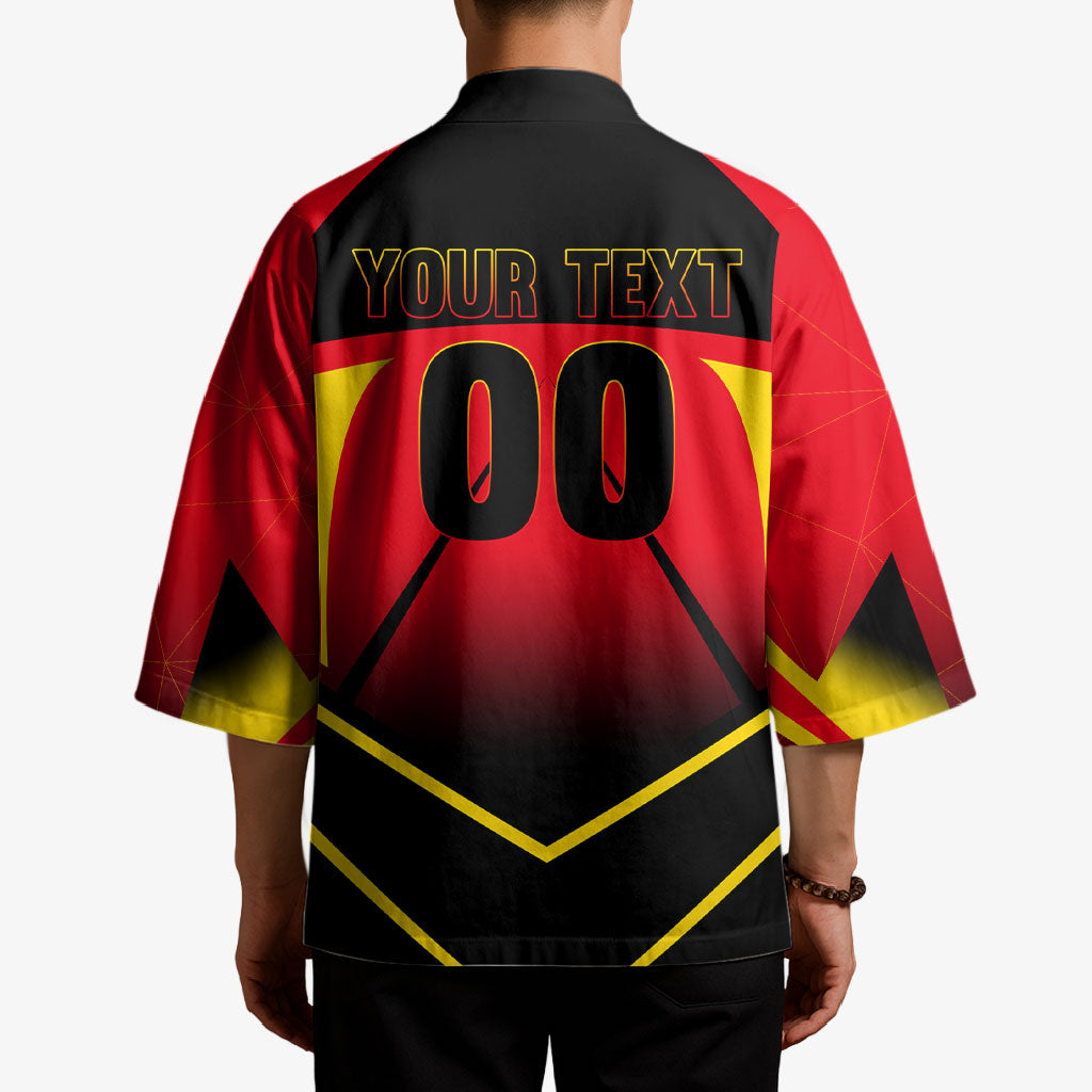 Personalized Belgium Soccer Kimono Belgian Football Pride Red Devils Mascot