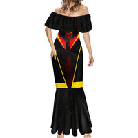 Personalized Belgium Soccer Mermaid Dress Belgian Football Pride Red Devils Mascot