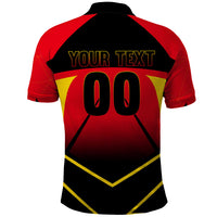 Personalized Belgium Soccer Polo Shirt Belgian Football Pride Red Devils Mascot