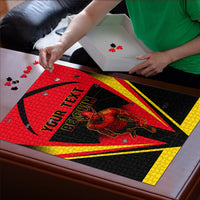 Personalized Belgium Soccer Puzzle Belgian Football Pride Red Devils Mascot