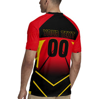 Personalized Belgium Soccer Rugby Jersey Belgian Football Pride Red Devils Mascot