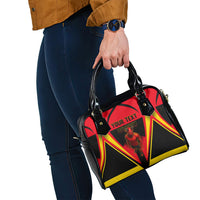 Personalized Belgium Soccer Shoulder Handbag Belgian Football Pride Red Devils Mascot
