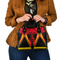 Personalized Belgium Soccer Shoulder Handbag Belgian Football Pride Red Devils Mascot