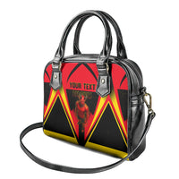 Personalized Belgium Soccer Shoulder Handbag Belgian Football Pride Red Devils Mascot