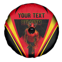 Personalized Belgium Soccer Spare Tire Cover Belgian Football Pride Red Devils Mascot