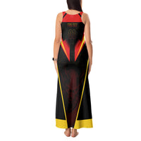 Personalized Belgium Soccer Tank Maxi Dress Belgian Football Pride Red Devils Mascot