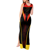Personalized Belgium Soccer Tank Maxi Dress Belgian Football Pride Red Devils Mascot