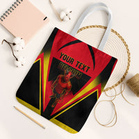 Personalized Belgium Soccer Tote Bag Belgian Football Pride Red Devils Mascot