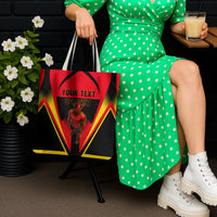 Personalized Belgium Soccer Tote Bag Belgian Football Pride Red Devils Mascot