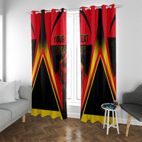 Personalized Belgium Soccer Window Curtain Belgian Football Pride Red Devils Mascot