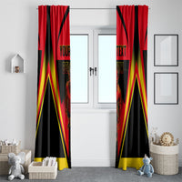 Personalized Belgium Soccer Window Curtain Belgian Football Pride Red Devils Mascot