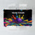 Custom Bowling Strike Design Tablecloth Colorful Pins and Purple Ball in Abstract Splatter Art Style - Wonder Print Shop