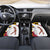 Golf Player Silhouette Car Mats Maryland Flag Pattern and Custom Name Panel Design - Wonder Print Shop