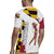 Golf Player Silhouette Rugby Jersey Maryland Flag Pattern and Custom Name Panel Design - Wonder Print Shop